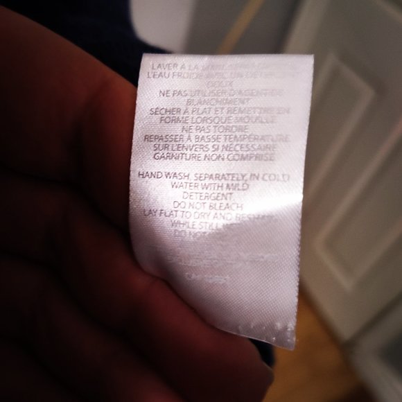 Laura small dress, navy blue in color - Picture 5 of 5